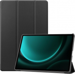 Husa Smart Cover pentru Samsung Galaxy Tab S9 FE Plus 12.4 inch 2023 Ultra Slim - Negru 
