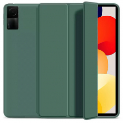 Husa Ultra Slim pt. Xiaomi Redmi Pad SE 11.0 Silicon TPU Smart Cover - Dark Green 