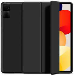Husa Ultra Slim pt. Xiaomi Redmi Pad SE 11.0 Silicon TPU Smart Cover - Negru 