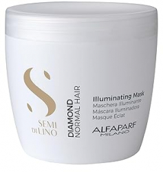 Masca iluminatoare pentru stralucire intensa Alfaparf Milano Semi Di Lino Diamond 500 ml 