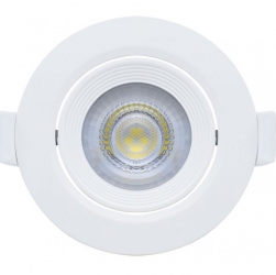 Spot led orientabil alb 10w 800lm 3000k ip20 45grade decupaj 92mm diametru 120mm BR-BD02-01000 Braytron 