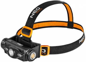 Lanterna frontala reincarcabila prin USB 1000 lm rosu / albastru CREE LED acc. 3.7V Li-Ion 