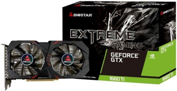 Placa Video BIOSTAR GeForce GTX 1660 Ti EXTREME GAMING 6GB GDDR6 192-bit VN1666TF69 