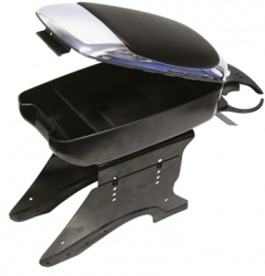 Cotiera auto universala Carpoint crom cu suport pahare 