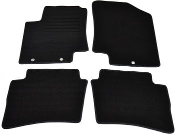 Covorase mocheta Hyundai I20 2/2009-2014 Negru set de 4 bucati 