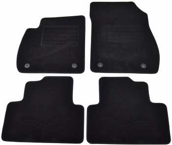 Covorase mocheta Opel Zafira C 2012- Negre set de 4 bucati 