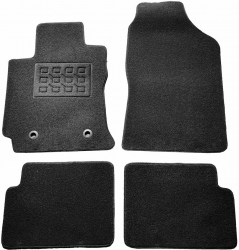 Covorase mocheta Toyota Corolla Verso II 2004-2009 Negre set de 4 bucati 