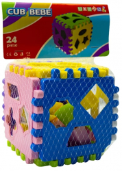 Cub bebe cu puzzle 24 piese RobenToys