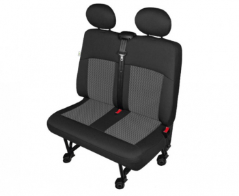 Husa scaun auto bancheta dubla Van Perun DV2 M pentru Citroen Jumpy Fiat Scudo Ford Transit Mercedes Vito Opel Vivaro Renault Trafic 