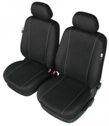 Huse scaune auto model Hermes Negru marime L Fata set huse auto 