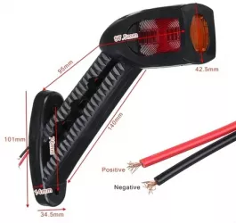 Lampa gabarit cu brat lung led laterala 3 functii 12-24V stanga dreapta