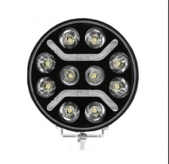 Proiector faza lunga cu DRL X-Power 23 cm 