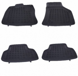 Set covorase auto din cauciuc A3 8v 06.2012-07.2016 Vw Golf 7 5k 10.2012- negru elastomer 4 bucati 