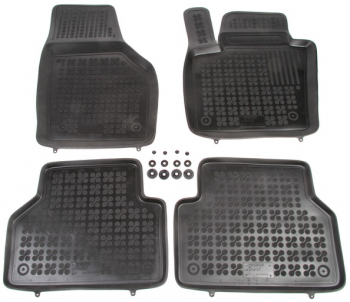 Set covorase auto din cauciuc Audi Q3 8U 2011-2015 si Q3 din 2015- presuri tip tavita din elastomer marca Rezaw Plast 