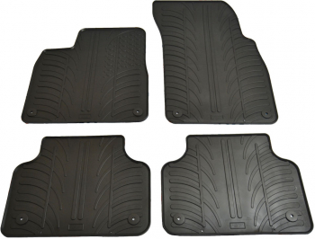Set covorase auto din cauciuc Audi Q7 06.2015-2020 si Audi Q7 2020- AUDI Q8 05.2018- presuri Gledring culoare Negru 4buc. 