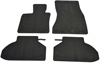 Set covorase auto din cauciuc BMW X6 F16 2014-10.2019 Gledring 4 buc. 