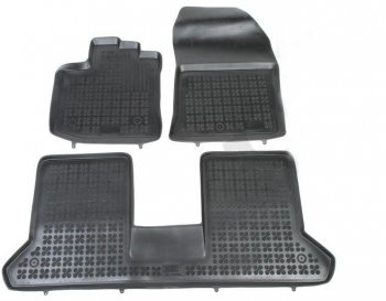 Set covorase auto din cauciuc Dacia Dokker 11.2012- presuri tip tavita marca Rezaw Plast 