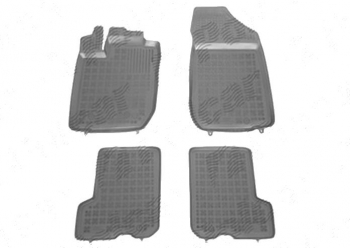Set covorase auto din cauciuc Dacia Sandero 10.2012-12.2020 tip tavita negru 4 bucati 