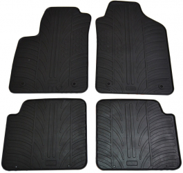 Set covorase auto din cauciuc Fiat 500 2013-2019 si FIAT 500 Facelift 2019- Gledring 4 buc. 