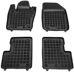 Set covorase auto din cauciuc Fiat 500x 04.2015- negru presuri tip tavita Rezaw 201518 Aftermarket 