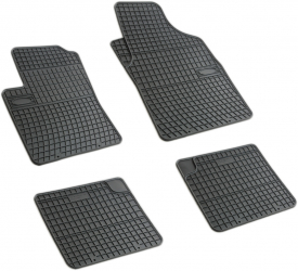 Set covorase auto din cauciuc Ford Ka 2 2008-2016 Fiat 500/500C 2007- Panda 2 3 2003-2012 presuri BestAutoVest negre 4 buc.