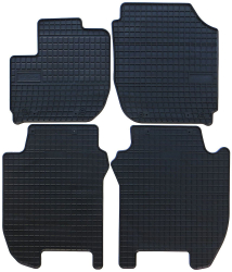 Set covorase auto din cauciuc Honda Jazz 3 2013-2020- presuri BestAutoVest negre 4 buc. 