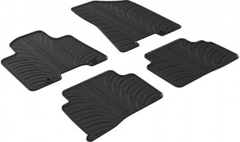 Set covorase auto din cauciuc Hyundai Tucson 08.2015-09.2020 culoare Negru presuri Gledring 4 buc. 