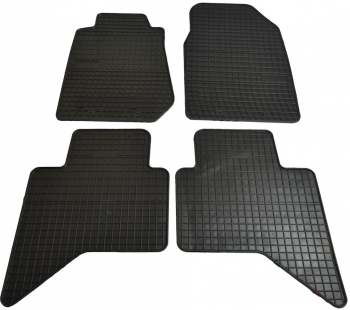 Set covorase auto din cauciuc Isuzu D-Max II 2011- presuri BestAutoVest culoare Negru 4 buc. 