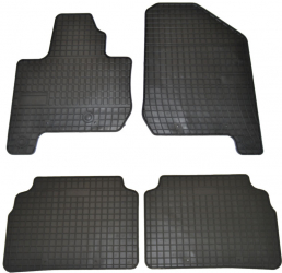 Set covorase auto din cauciuc Kia Soul Ev 2014-2019 culoare Negru presuri BestAutoVest 4 buc. 