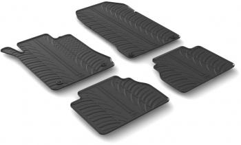 Set covorase auto din cauciuc Mercedes Clasa E W210 1995-2003 Sedan si Tourer / Combi Gledring 4 buc. 
