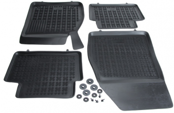 Set covorase auto din cauciuc Opel Insignia dupa 11/2008-12.2013 presuri tip tavita marca Rezaw Plast 