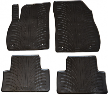Set covorase auto din cauciuc Opel Zafira C 2011- Gledring 4 buc. 