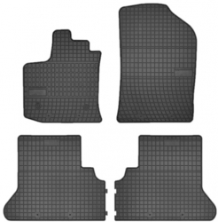 Set covorase auto din cauciuc pentru Dacia Dokker 2012-> prezent presuri RapidAuto Negru 