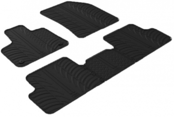 Set covorase auto din cauciuc pentru Ds DS7 Crossback SUV 01.2018-> Gledring 5 buc. 