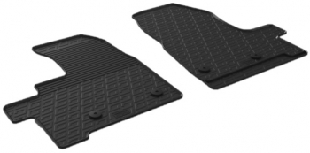 Set covorase auto din cauciuc pentru Ford Transit Custom Furgon /Combi Furgon /Combi FL 01.2018-> doar fata automat Gledring 2 buc. 