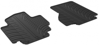 Set covorase auto din cauciuc pentru Nissan e-NV200 Van 2014-> electric Gledring 2 buc. 