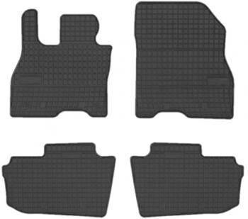 Set covorase auto din cauciuc pentru Nissan Leaf 2 2017-> prezent presuri RapidAuto Negru 