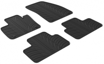 Set covorase auto din cauciuc pentru Volvo XC40 03.2018-> Gledring 4 buc. 