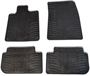 Set covorase auto din cauciuc Peugeot 407 2004- Gledring 4 buc. 
