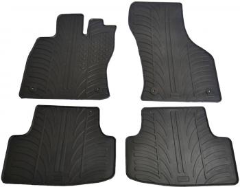 Set covorase auto din cauciuc Seat Leon 2013-03.2020 5 usi Vw Golf 7 2012-12.2019 cu 5 usi cutie manuala Golf VII Four Motion 