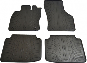 Set covorase auto din cauciuc Skoda Superb 3 04.2015- presuri Gledring culoare Negru 4 buc. 