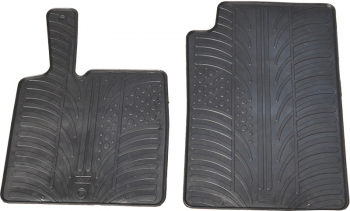 Set covorase auto din cauciuc Smart Fortwo 451 2006-2014 2 bucati Gledring 2 buc. 