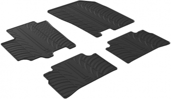 Set covorase auto din cauciuc Suzuki Vitara 04.2015- cutie manuala culoare Negru presuri Gledring 4 buc. 