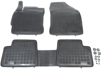 Set covorase auto din cauciuc Toyota AURIS E18 01.2013-2019 AURIS E18 01.2013-2019 Hybrid presuri tip tavita marca Rezaw Plast 201423 