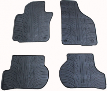 Set covorase auto din cauciuc Volkswagen Golf 5 2003- Jetta 2005-2010 Golf 6 2008-2012 Scirocco 2009- Gledring 4 buc.