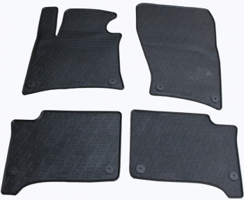 Set covorase auto din cauciuc Volkswagen Touareg 2010-04.2018 Gledring 4 buc. 