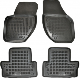 Set covorase auto din cauciuc Volvo V40 2012- culoare Negru presuri tip tavita marca Rezaw Plast 
