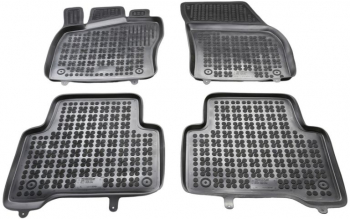 Set covorase auto din cauciuc VW Tiguan 05.2016- negru presuri tip tavita Rezaw elastomer 4 buc. Aftermarket 
