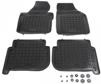 Set covorase auto din cauciuc VW Touran 2003-2015 presuri tip tavita marca Rezaw Plast 