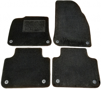 Set covorase auto din mocheta Porsche Cayenne 2017- Negru 4 Buc. 